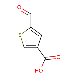 3-Thiophenecarboxylic acid, 5-formyl-