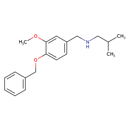 {[4-(benzyloxy)-3-methoxyphenyl]methyl}(2-methylpropyl)amine