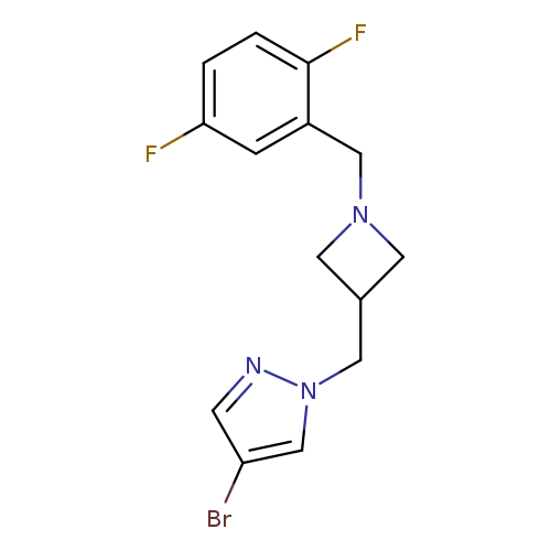 4-bromo-1-({1-[(2,5-difluorophenyl)methyl]azetidin-3-yl}methyl)-1H-pyrazole