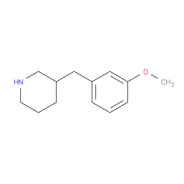 3-[(3-methoxyphenyl)methyl]piperidine