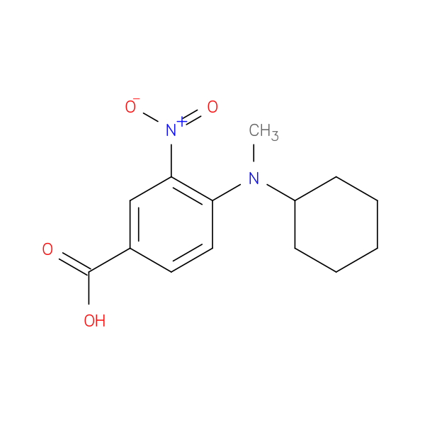 4-(Cyclohexyl(methyl)amino)-3-nitrobenzoic acid