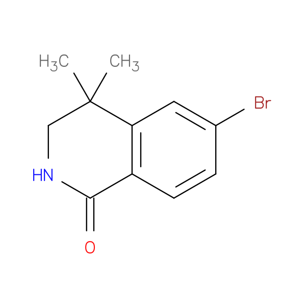 6-Bromo-4,4-dimethyl-3,4-dihydroisoquinolin-1(2H)-one