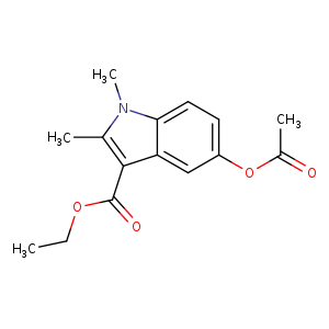 Ethyl 5-acetyloxy-1，2-dimethylindole-3-carboxylate