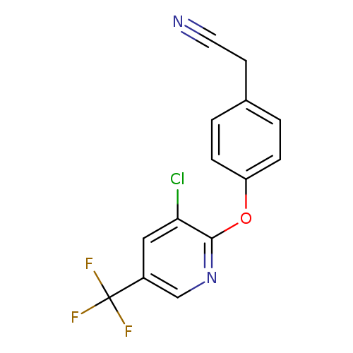 2-(4-{[3-Chloro-5-(trifluoromethyl)-2-pyridinyl] oxy}phenyl)acetonitrile