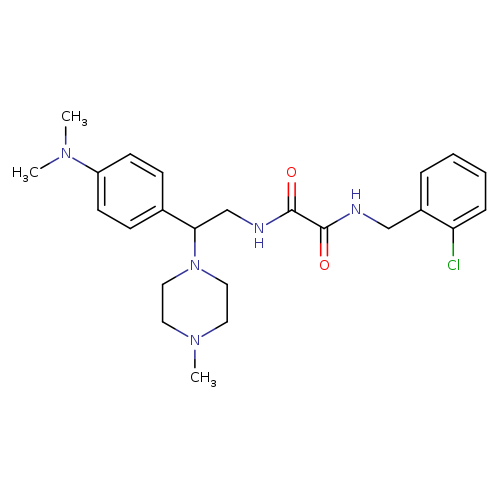 N-[(2-chlorophenyl)methyl]-N'-{2-[4-(dimethylamino)phenyl]-2-(4-methylpiperazin-1-yl)ethyl}ethanediamide