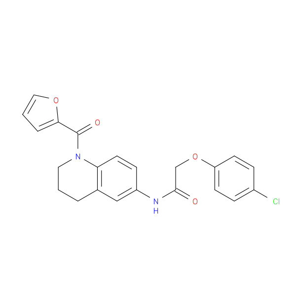 2-(4-chlorophenoxy)-N-[1-(furan-2-carbonyl)-1,2,3,4-tetrahydroquinolin-6-yl]acetamide