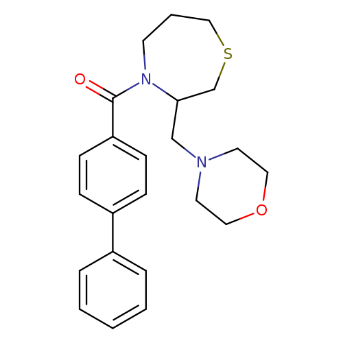 4-{[1,1'-biphenyl]-4-carbonyl}-3-[(morpholin-4-yl)methyl]-1,4-thiazepane