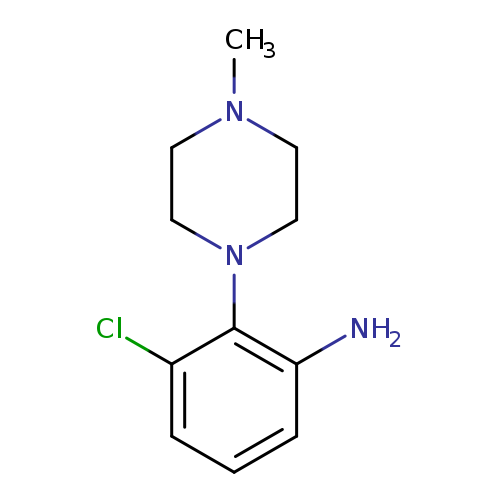 Benzenamine, 3-chloro-2-(4-methyl-1-piperazinyl)-