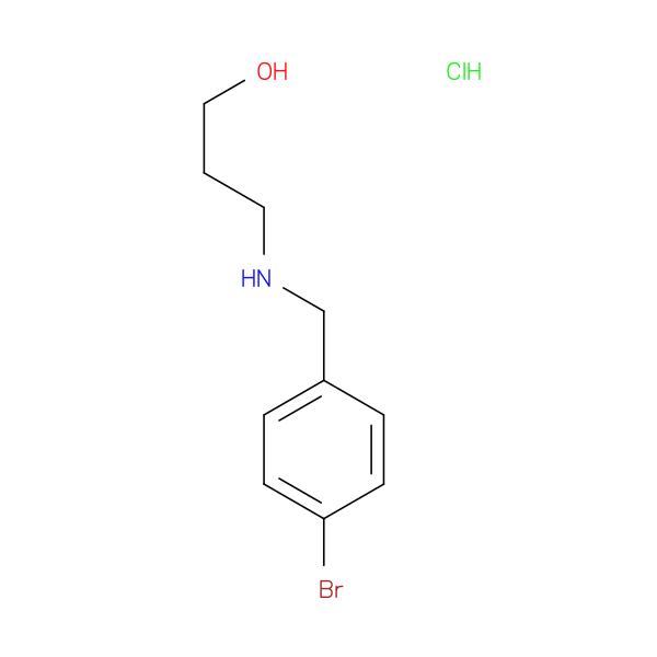 3-[(4-Bromobenzyl)amino]-1-propanol hydrochloride
