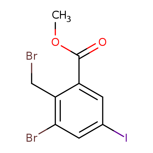 Methyl 3-bromo-2-(bromomethyl)-5-iodobenzoate
