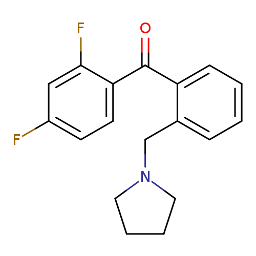 2,4-Difluoro-2'-pyrrolidinomethyl benzophenone