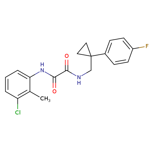 N'-(3-chloro-2-methylphenyl)-N-{[1-(4-fluorophenyl)cyclopropyl]methyl}ethanediamide