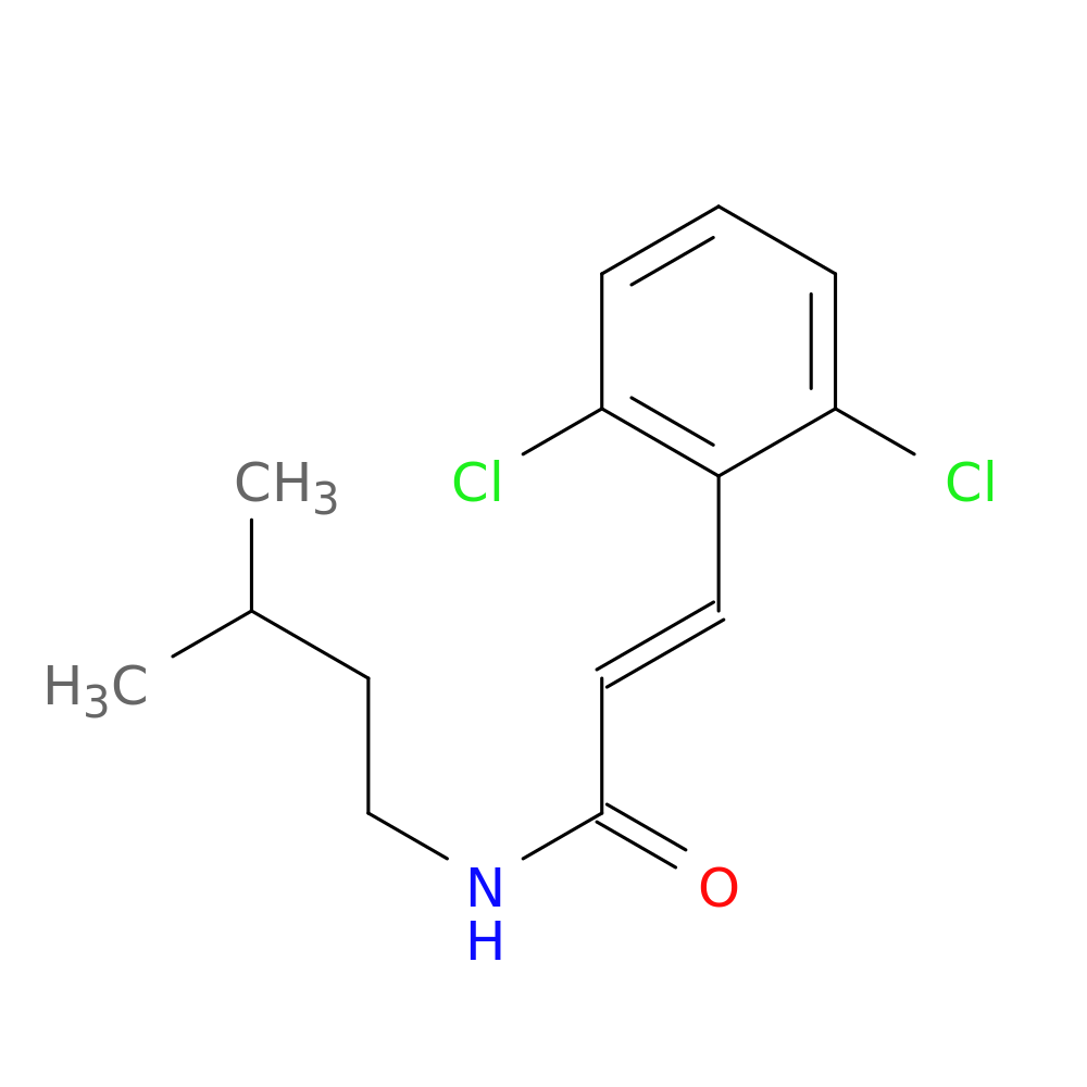 3-(2,6-dichlorophenyl)-N-isopentylacrylamide