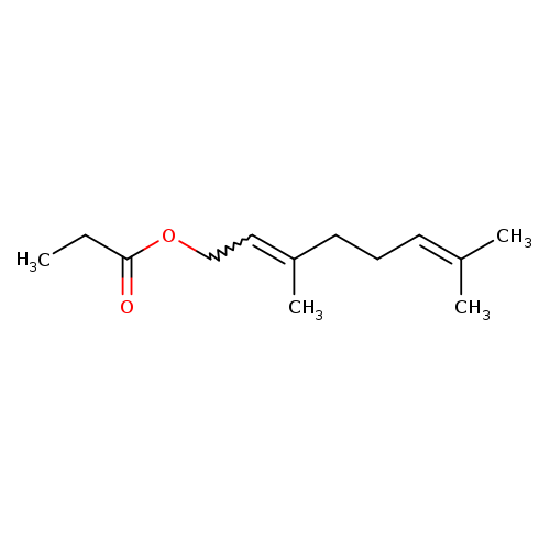2,6-Octadien-1-ol,3,7-dimethyl-, 1-propanoate, (2E)-
