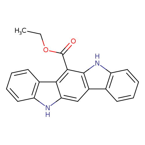 Indolo[3,2-b]carbazole-6-carboxylic acid, 5,11-dihydro-, ethyl ester