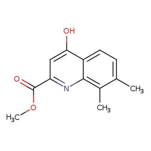 Methyl 4-hydroxy-7,8-dimethylquinoline-2-carboxylate