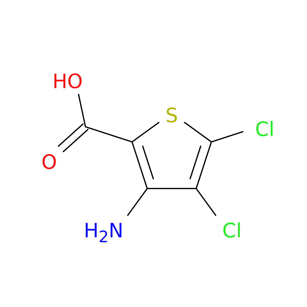 3-amino-4,5-dichlorothiophene-2-carboxylic acid