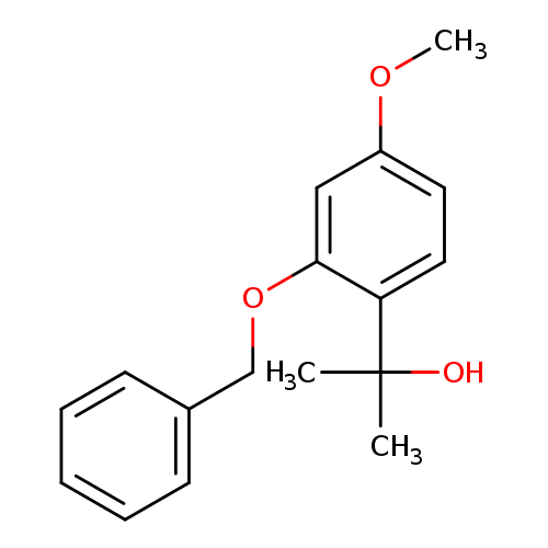 2-[2-(benzyloxy)-4-methoxyphenyl]propan-2-ol