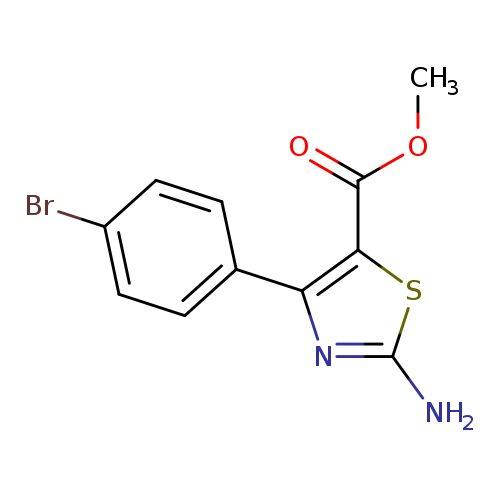 Methyl 2-amino-4-(4-bromophenyl)-1,3-thiazole-5-carboxylate