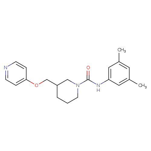 N-(3,5-dimethylphenyl)-3-[(pyridin-4-yloxy)methyl]piperidine-1-carboxamide