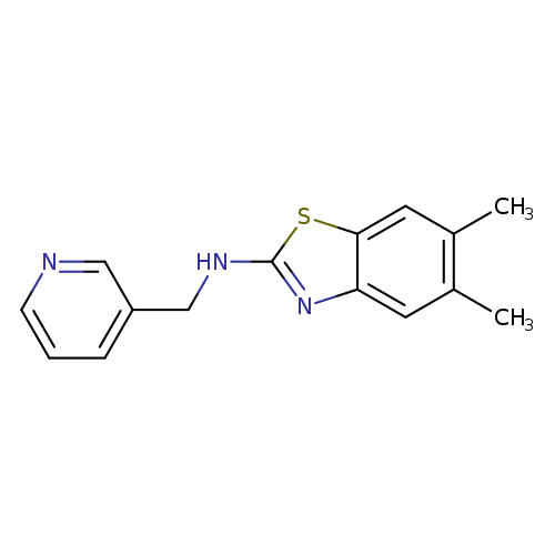 5,6-DIMETHYL-N-(PYRIDIN-3-YLMETHYL)-1,3-BENZOTHIAZOL-2-AMINE