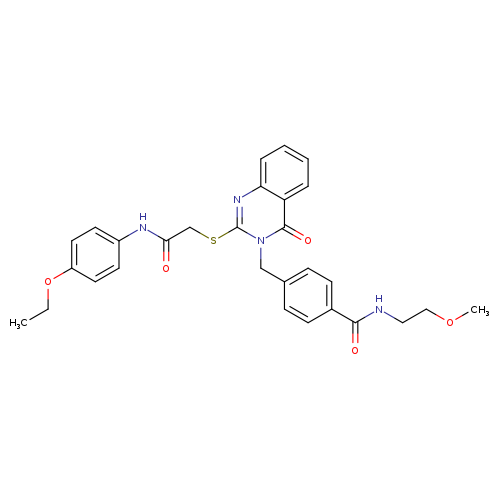 4-{[2-({[(4-ethoxyphenyl)carbamoyl]methyl}sulfanyl)-4-oxo-3,4-dihydroquinazolin-3-yl]methyl}-N-(2-methoxyethyl)benzamide