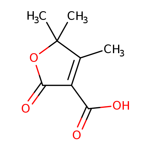 3-Furancarboxylic acid, 2,5-dihydro-4,5,5-trimethyl-2-oxo-