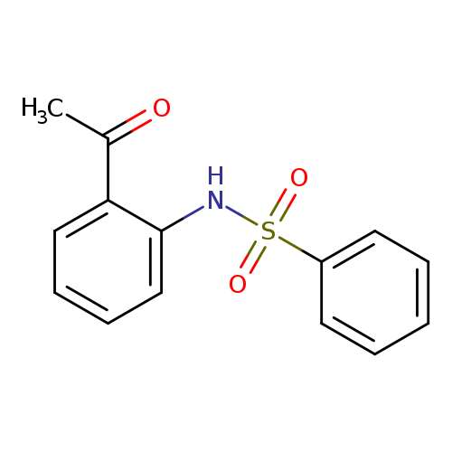 N-(2-Acetylphenyl)benzenesulfonamide