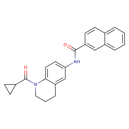 N-(1-cyclopropanecarbonyl-1,2,3,4-tetrahydroquinolin-6-yl)naphthalene-2-carboxamide