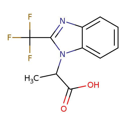 2-[2-(trifluoromethyl)-1H-1,3-benzodiazol-1-yl]propanoic acid