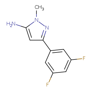 3-(3,5-difluorophenyl)-1-methyl-1H-pyrazol-5-amine