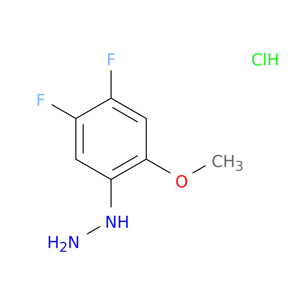 (4,5-difluoro-2-methoxyphenyl)hydrazine hydrochloride