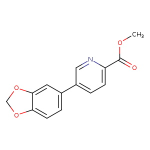 Methyl 5-(benzo[d][1,3]dioxol-5-yl)picolinate