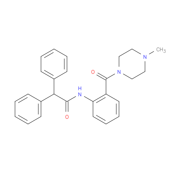 N-{2-[(4-methyl-1-piperazinyl)carbonyl]phenyl}-2,2-diphenylacetamide