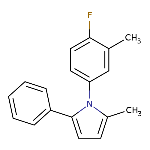 1-(4-fluoro-3-methylphenyl)-2-methyl-5-phenyl-1H-pyrrole