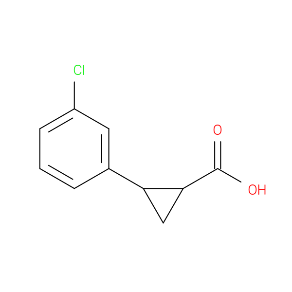 2-(3-Chlorophenyl)cyclopropanecarboxylic acid