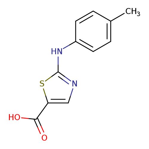 2-[(4-methylphenyl)amino]-1,3-thiazole-5-carboxylic acid