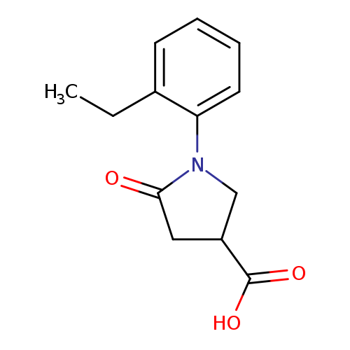 1-(2-Ethylphenyl)-5-oxopyrrolidine-3-carboxylic acid