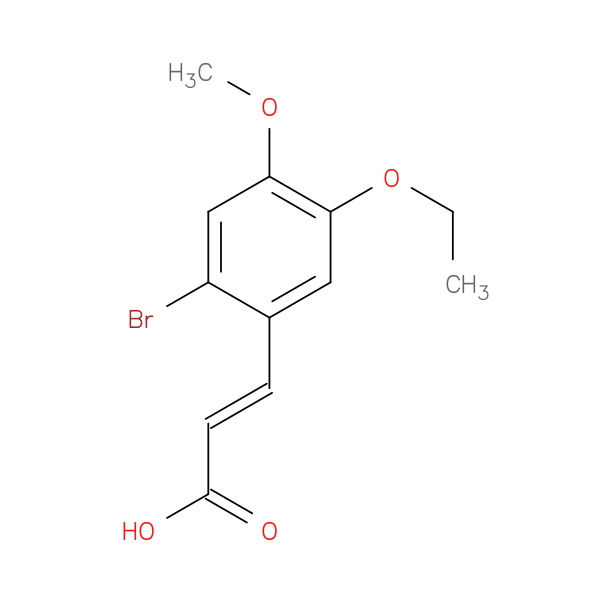 (2E)-3-(2-bromo-5-ethoxy-4-methoxyphenyl)acrylic acid