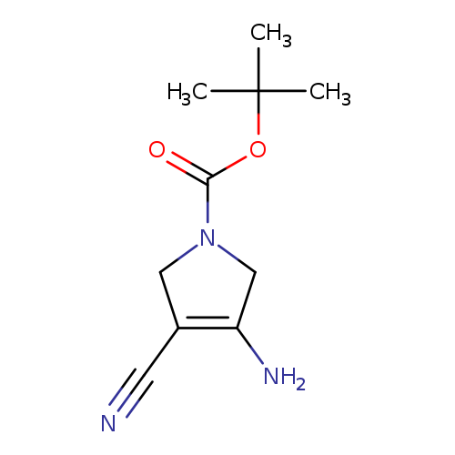 tert-Butyl 3-amino-4-cyano-2,5-dihydro-1H-pyrrole-1-carboxylate