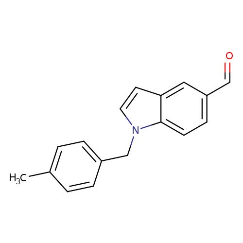 1-(4-Methylbenzyl)-1h-indole-5-carbaldehyde
