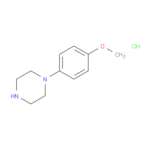 Piperazine, 1-(4-methoxyphenyl)-, hydrochloride (1:2)