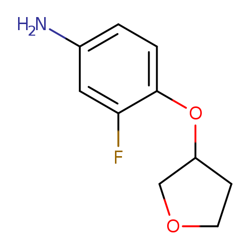 3-fluoro-4-(oxolan-3-yloxy)aniline