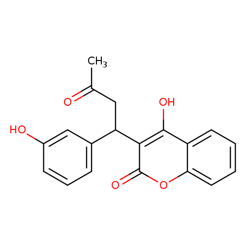 2H-1-Benzopyran-2-one, 4-hydroxy-3-[1-(3-hydroxyphenyl)-3-oxobutyl]-