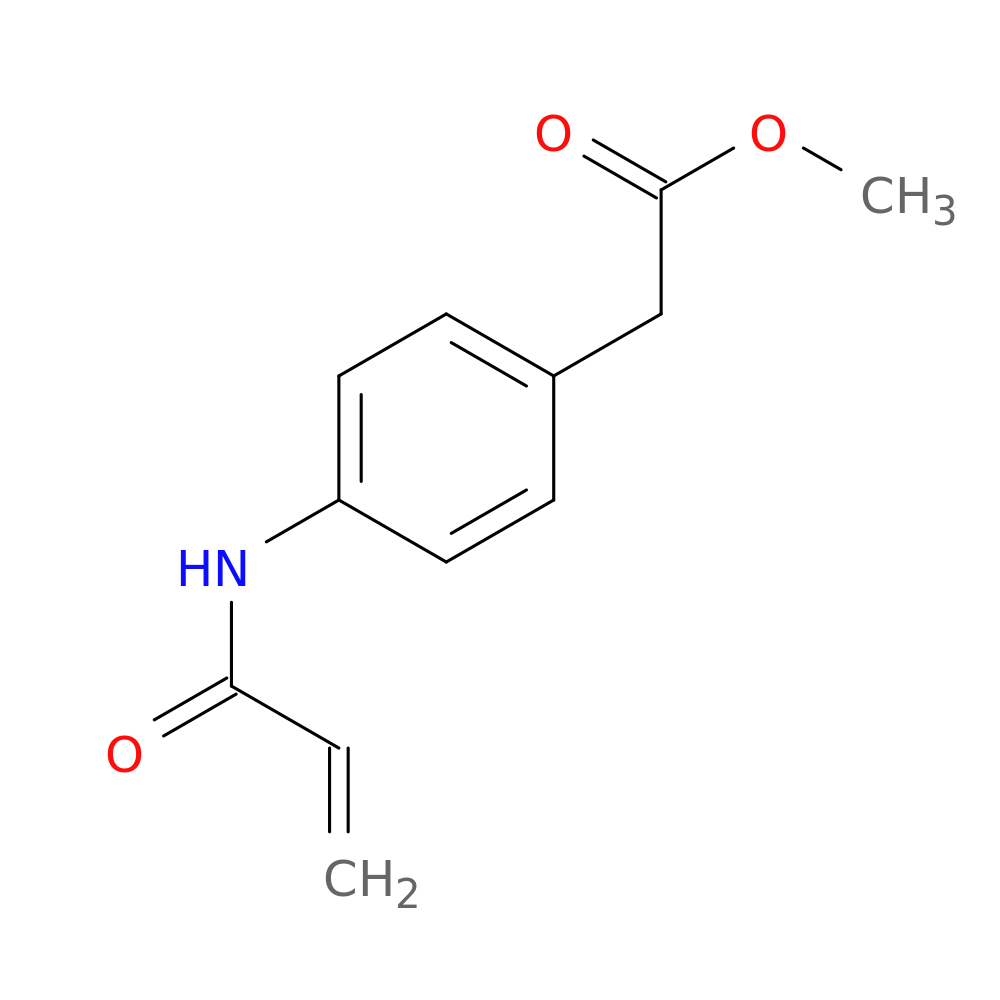 methyl 2-[4-(prop-2-enamido)phenyl]acetate