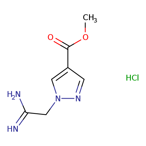 methyl 1-(carbamimidoylmethyl)-1H-pyrazole-4-carboxylate hydrochloride