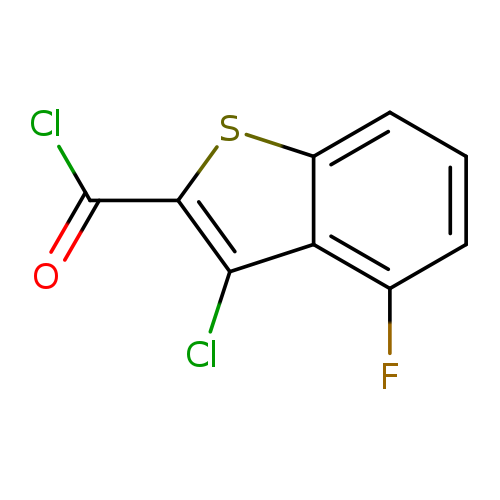 3-Chloro-4-fluoro-1-benzothiophene-2-carbonyl chloride