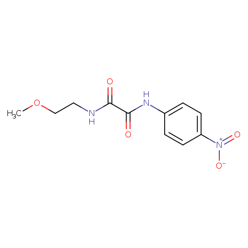 N-(2-methoxyethyl)-N'-(4-nitrophenyl)ethanediamide