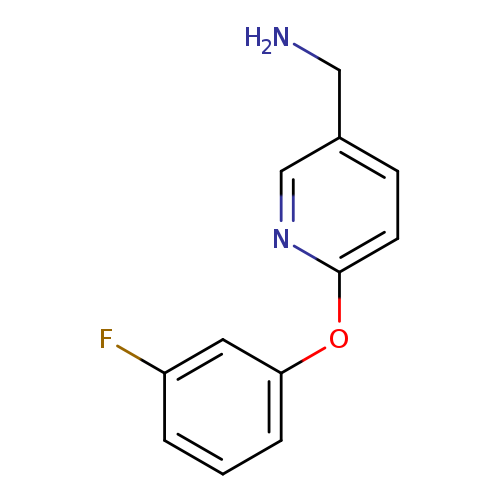 [6-(3-fluorophenoxy)pyridin-3-yl]methanamine