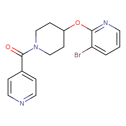 3-bromo-2-{[1-(pyridine-4-carbonyl)piperidin-4-yl]oxy}pyridine